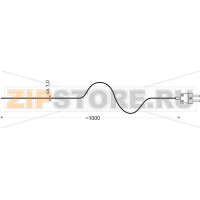 Термопара, тип датчика: K, длина: 1000 мм, от -65 до 300°C Greisinger GTF300