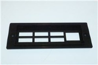 SUPPORTO INTERRUTTORI 7 FORI SORBY 3 NER