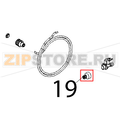 Raccordo diritto D=8-3/4 Unox XL 404 Raccordo diritto D=8-3/4 Unox XL 404Запчасть на деталировке под номером: 19