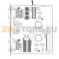 Double serial interface board kit Intermec PF4i