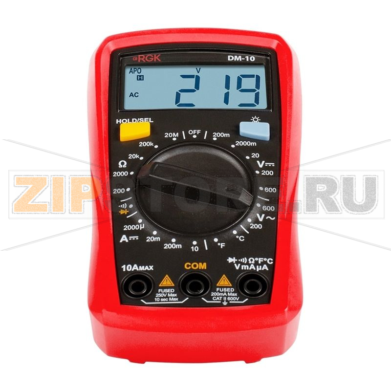 Мультиметр с поверкой RGK DM-10 