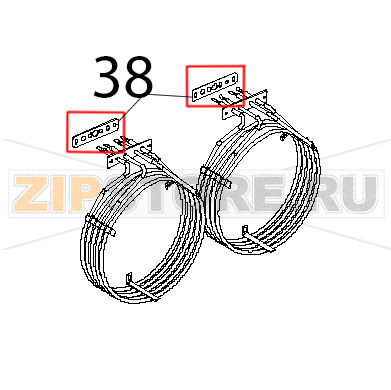 Guarn. PTFE and CARB 100x22x0.8 sp-c/fori 1999 Unox XBC 404 Guarn. PTFE and CARB 100x22x0.8 sp-c/fori 1999 Unox XBC 404Запчасть на деталировке под номером: 38