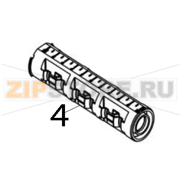 Шпиндель риббона (1 дюйм) TSC TE210 Шпиндель риббона (1 дюйм) для принтера&nbsp;TSC TE210Запчасть на деталировке под номером: 4
