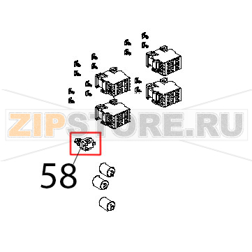 Termostato sic. and unipol. 330 °C, Ty95H Unox XBC 604P Termostato sic. and unipol. 330 °C, Ty95H Unox XBC 604PЗапчасть на деталировке под номером: 58