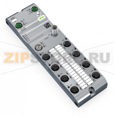 8-Port-IO Link Master Class B; Profinet; 24 В постоянного тока / 2,0 А; Соединение 8xM12; WideLine Wago 765-4102/100-000 
