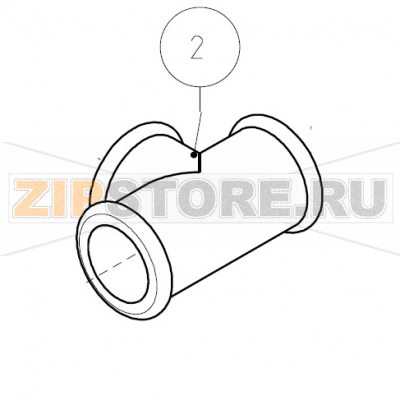 Manicottto a T F 3/4 Zn Imesa LM 14         Manicottto a T F 3/4 Zn Imesa LM 14Запчасть на сборочном чертеже под номером: 2Название запчасти на итальянском языке: Manicottto a T F 3/4 Zn Imesa LM 14