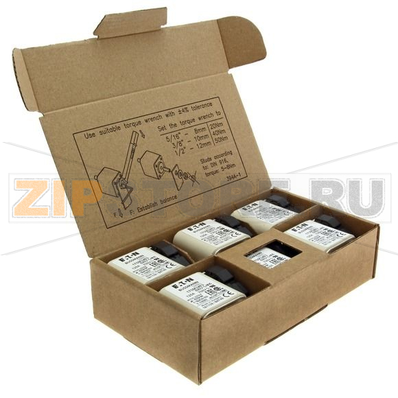Предохранитель, 125 A, AC 690 В, 200 кА, size 1, 45x59x51 мм, aR, IEC UL Eaton FUSE 125A 690V 