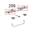 Scudo interno inox Unox XBC 815G