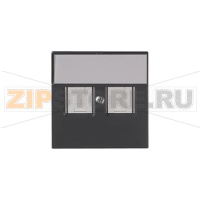 Накладка для розетки, антрацитовая ABB 2TKA00001109