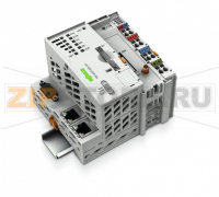 Контроллер PFC200; 2 x ETHERNET, RS-232/-485, мобильный радиомодуль; Технология телеуправления; Внешняя температура; светло-серые Wago 750-8207/025-001