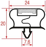 УПЛОТНИТЕЛЬ ВСТАВНОЙ 500Х415 ММ