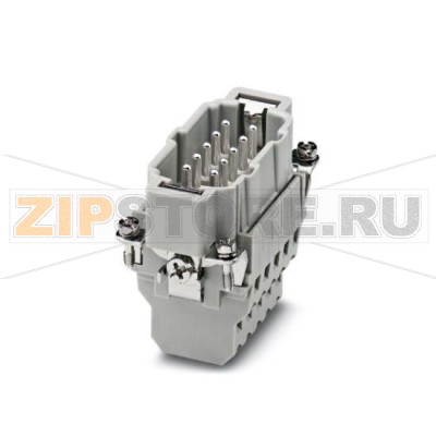 Штекерная вставка HEAVYCON Phoenix Contact HC-B 10-ESTZZ серия B10, 10-полюсная, 2 клеммы с пружинными зажимами в каждом контакте.Минимальный заказ: 1 шт.Упаковка: 1 шт.