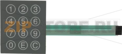 ПЕРЕГОРОДКА КНОПОЧНОЙ ПАНЕЛИ С 12 КНОПКАМИ 