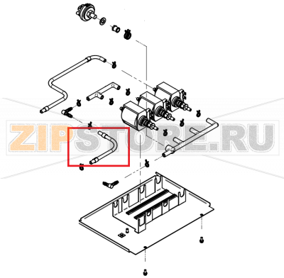EPDM pipe 6x2mm CONVOTHERM OES 10.10  EPDM pipe 6x2mm CONVOTHERM OES 10.10Запчасть на сборочном чертеже под номером: I011Название запчасти на английском&nbsp;языке: EPDM pipe 6x2mm CONVOTHERM OES 10.10