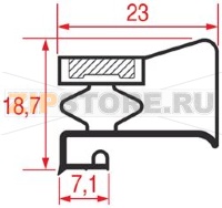 УПЛОТНИТЕЛЬ ПОД ПАНЕЛЬ 2015 - 2000 ММ