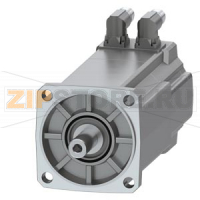 SIMOTICS S-1FK2 HD Серводвигатель М0 = 5 Нм; ПН = 1,45 кВт при NN = 3000 оборотов в минуту (380-480); ПН = 0,79 кВт при нн = 1500 оборотов в минуту (200-240 В); С удерживающим тормозом; Степень защиты IP65; Цилиндрический вал D19x40 мм; Абсолютный датчик