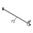 Complete lower left support Fagor FI-2700I