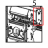 Print head carriage assy, without print head Zebra TLP-2746e