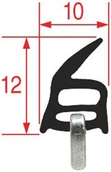 DOOR GASKET FOR OVEN 970x310 mm 