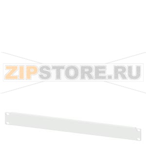 SIVACON, cover, for 19&quot; frame, 1 HU, RAL7035 Siemens 8MF1000-2AB01 