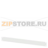 SIVACON, cover, for 19" frame, 1 HU, RAL7035 Siemens 8MF1000-2AB01
