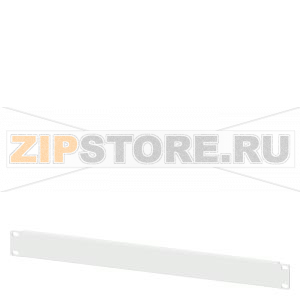 SIVACON, cover, for 19&quot; frame, 1 HU, RAL7035 Siemens 8MF1000-2AB01 