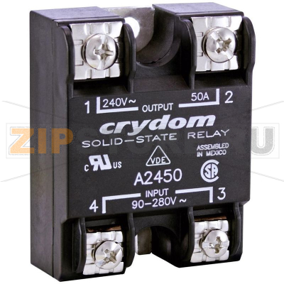 Реле твердотельное 50 А, 280 В/AC, 1 шт Crydom A2450 