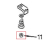 Nut, 1/4 - 28 KitchenAid 5KPM5