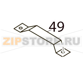 Holder stopper Toshiba TEC B-SX5T-TS12/22-QP Holder stopper Toshiba TEC B-SX5T-TS12/22-QPЗапчасть на деталировке под номером: 49