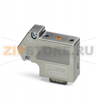 Штекер D-SUB Phoenix Contact SUBCON-PLUS-PROFIB/SC2 9-контактный, контактный штырек, подвод кабеля под углом 35°, шинная система: PROFIBUS DP до 12 Мбит/с, нагрузочные резисторы подключаются ползунковым переключателем, расположение выводов: 3, 5, 6, 8 винтовые клеммы.Минимальный заказ: 1 шт.Упаковка: 1 шт.