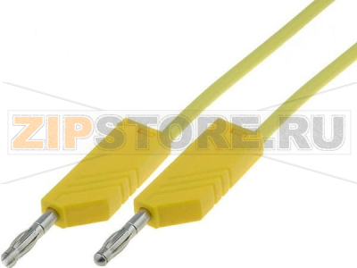 Провод измерительный 1 м, 16 А, 60 В/DC, желтый Hirschmann MLN SIL 100/1 GE 