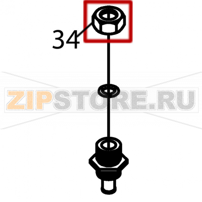 Nut M-24x20.5 Fagor FI-2700I Nut M-24x20.5 Fagor FI-2700IЗапчасть на деталировке под номером: 34Название запчасти Fagor на английском языке: Nut M-24x20.5 FI-2700I.