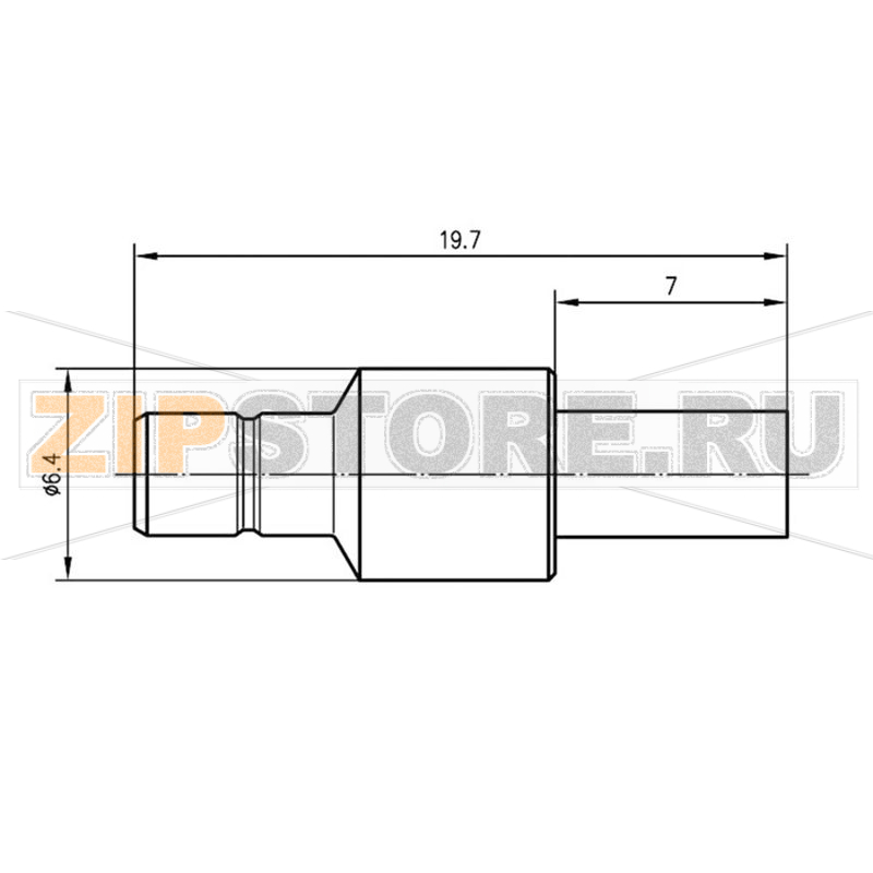 Разъем SMB, 50 Ом, 1 шт Telegärtner J01160A0401 