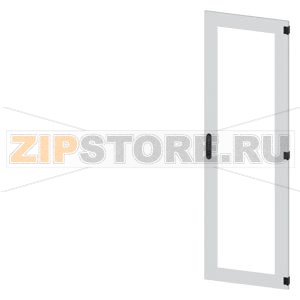 SIVACON, door, right, inspection window, IP55, H: 2000 mm, W: 600 mm, RAL 7035, Protection class 1 Siemens 8MF1060-2UT14-0BE2 
