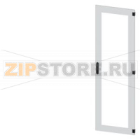 SIVACON, door, right, inspection window, IP55, H: 2000 mm, W: 600 mm, RAL 7035, Protection class 1 Siemens 8MF1060-2UT14-0BE2