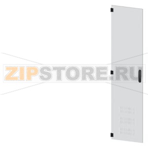 SIVACON, door, left, ventilated, IP40, H: 2000 mm, W: 450 mm, RAL 7035, Protection class 1 Siemens 8MF1070-2UT15-2BA2 