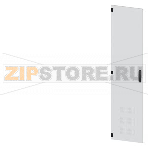 SIVACON, door, left, ventilated, IP40, H: 2000 mm, W: 450 mm, RAL 7035, Protection class 1 Siemens 8MF1070-2UT15-2BA2 