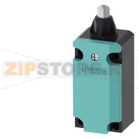 ПОЗИЦИОННЫЙ ВЫКЛЮЧАТЕЛЬ SIRIUS МЕТАЛЛИЧЕСКИЙ КОРПУС 40MM ACC. В СООТВ. С EN50041 ПОДКЛЮЧЕНИЕ АППАРАТА 1X (M20X1.5) 1НО/1НЗ БЫСТРОДЕЙСТВУЮЩИЕ КОНТАКТЫ (SNAP-ACTION) ССКРУГЛ. ПЛУНЖЕР C 3MM OVER- TRAVEL,STAINLESS STEEL PLUNGER Siemens 3SE5112-0CC02
