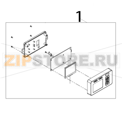 LCD Panel assembly TSC PEX-1130 LCD Panel assembly TSC PEX-1130Запчасть на деталировке под номером: 1