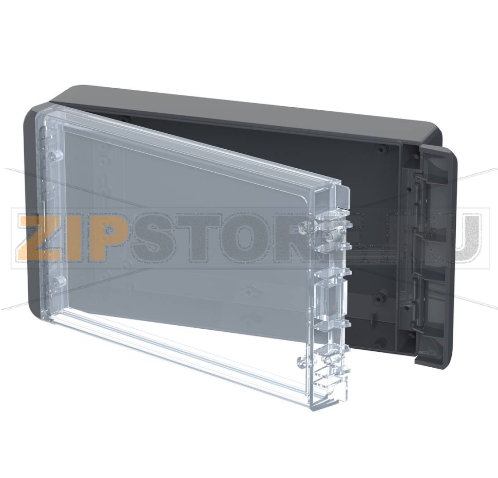 Корпус, 231x125x60 мм, поликарбонат UL 94 V0, прозрачная крышка Bopla B 221306 PC-V0-G 7024 