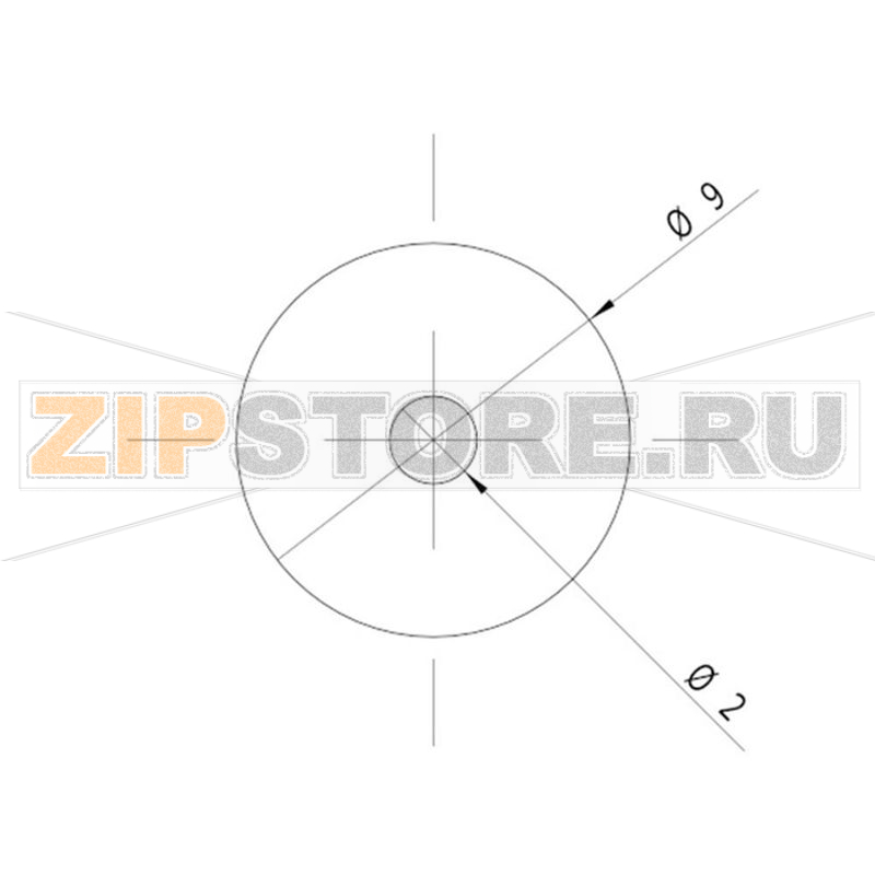 Модуль лазерный, красный, 1 МВт Picotronic DI635-1-5(9x21)-F100-AP 