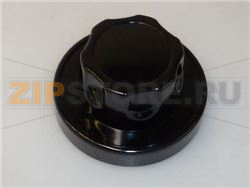 KNOB BLACK ø 70 mm WITH SPRING 