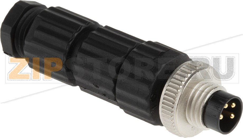 Разъем прямой M8, 4 А, 4 контакта Hirschmann ELKA4008V 