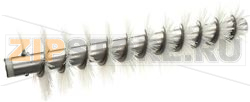 SIFTER BRUSH ASSEMBLY, WHITE, 