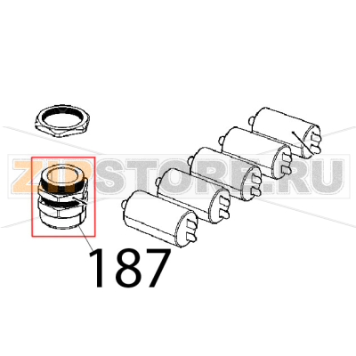 Pressacavo IP67 PG42 Unox XBC 1005E Pressacavo IP67 PG42 Unox XBC 1005EЗапчасть на деталировке под номером: 187