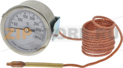 TELE-THERMOMETER WHITE ø 52 mm 0-350°C 