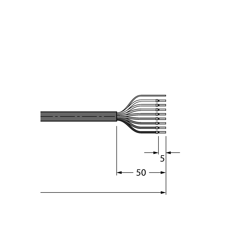 Кабель PUR Turck WSS8T-10/TXL 