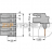 MCS MIDI Classic Female connector for rail-mount terminal blocks; 0.6 x 1 mm pins; angled; Pin spacing 5 mm; 16-pole; gray Wago 232-246/005-000 - MCS MIDI Classic Female connector for rail-mount terminal blocks; 0.6 x 1 mm pins; angled; Pin spacing 5 mm; 16-pole; gray Wago 232-246/005-000