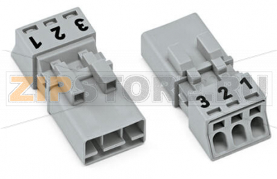 Штекер; 3-пол.; 1,50 mm; серые Wago 890-253 Protected against mismating and maintenance-freePush-in CAGE CLAMP® spring pressure connection technology allows solid conductors to be simply pushed into a unit.Low profile with 4.4 mm pole spacingComponents can be clearly printed on and color-coded to meet custom requirements.When assembled, the installation connectors comply with IP40 and are suitable for easily accessible areas....