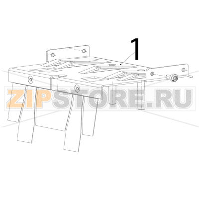 Cover plate assembly Zebra TTP-2030 Cover plate assembly Zebra TTP-2030Запчасть на деталировке под номером: 1